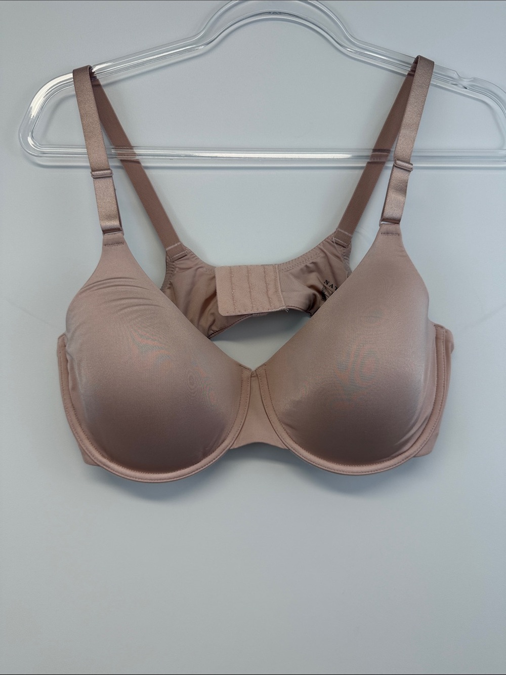 NWT Natori Liquid Rose Beige Smooth Contour Underwire T-Shirt Bra 38C